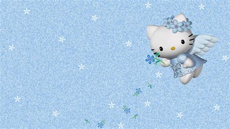 1920x1200 <strong>Hello Kitty</strong> Cartoon Background &MediumSpace;62 Download. . Hello kitty blue wallpaper